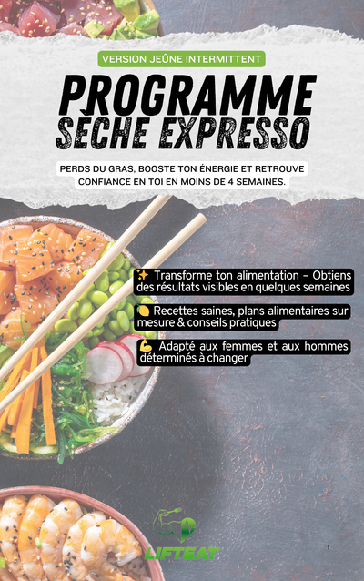 Programme Sèche Expresso Version Jeûne Intermittent